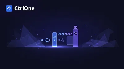 Controlling USB devices in enterprise networks - CtrlOne blog illustration