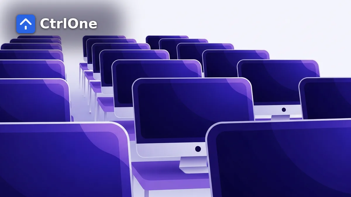 How CtrlOne Helps Schools Manage Student PCs - CtrlOne blog illustration