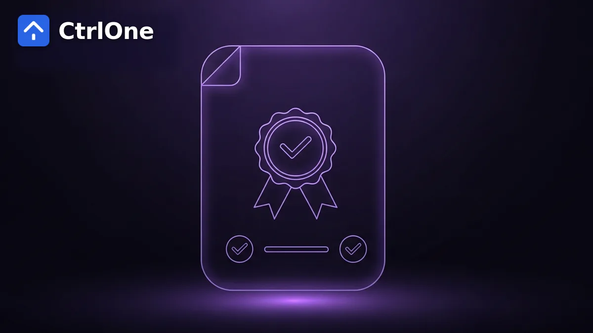 Endpoint Compliance Checklist - CtrlOne blog illustration