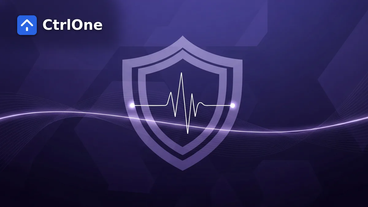 Cybersecurity challenges in hospitals and healthcare - CtrlOne blog illustration