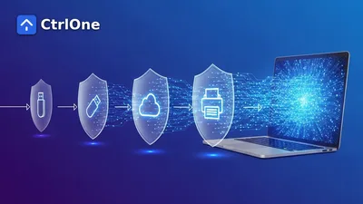 Preventing data leakage across USB, cloud, and print channels on Windows - CtrlOne blog illustration