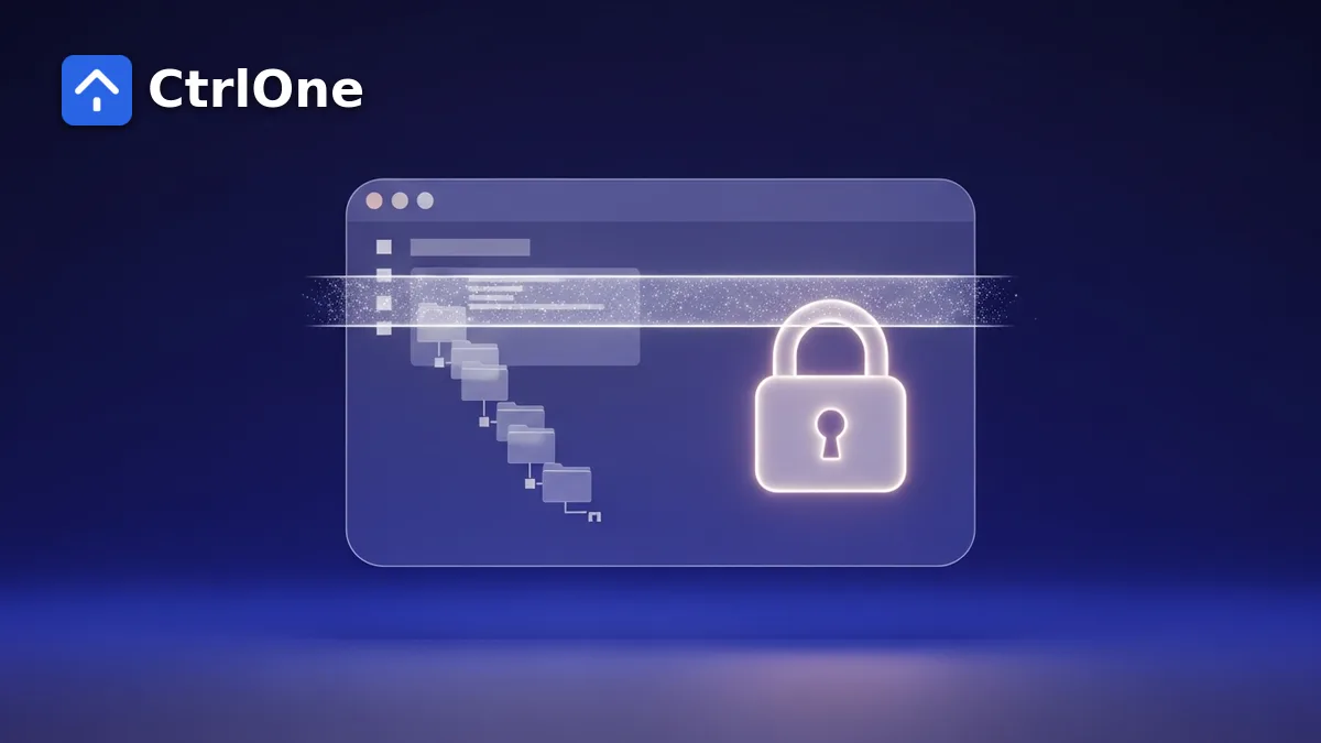 Restricting File Explorer access with Windows file restrictions - CtrlOne blog illustration