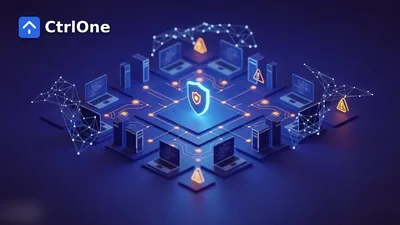 Top endpoint security risks facing an organization - CtrlOne blog illustration