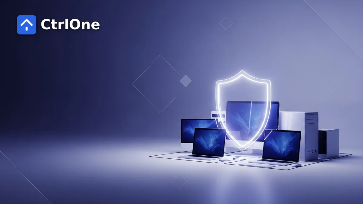 What is Endpoint Security? Complete Guide for Businesses in 2026 - CtrlOne blog illustration