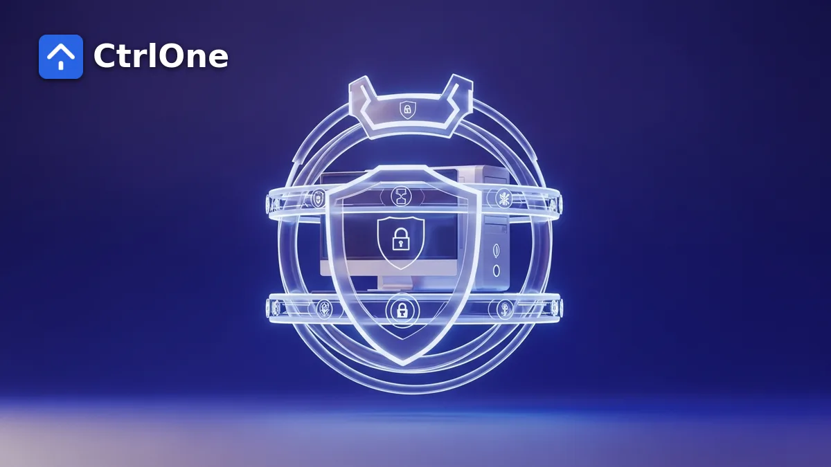Windows endpoint hardening best practices for a device fleet - CtrlOne blog illustration
