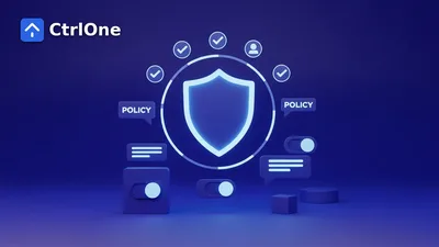 Windows security policy checklist for IT administrators - CtrlOne blog illustration
